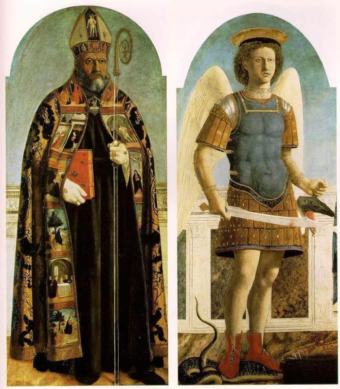 Piero della Francesca Polyptych of Saint Augustine fy oil painting image